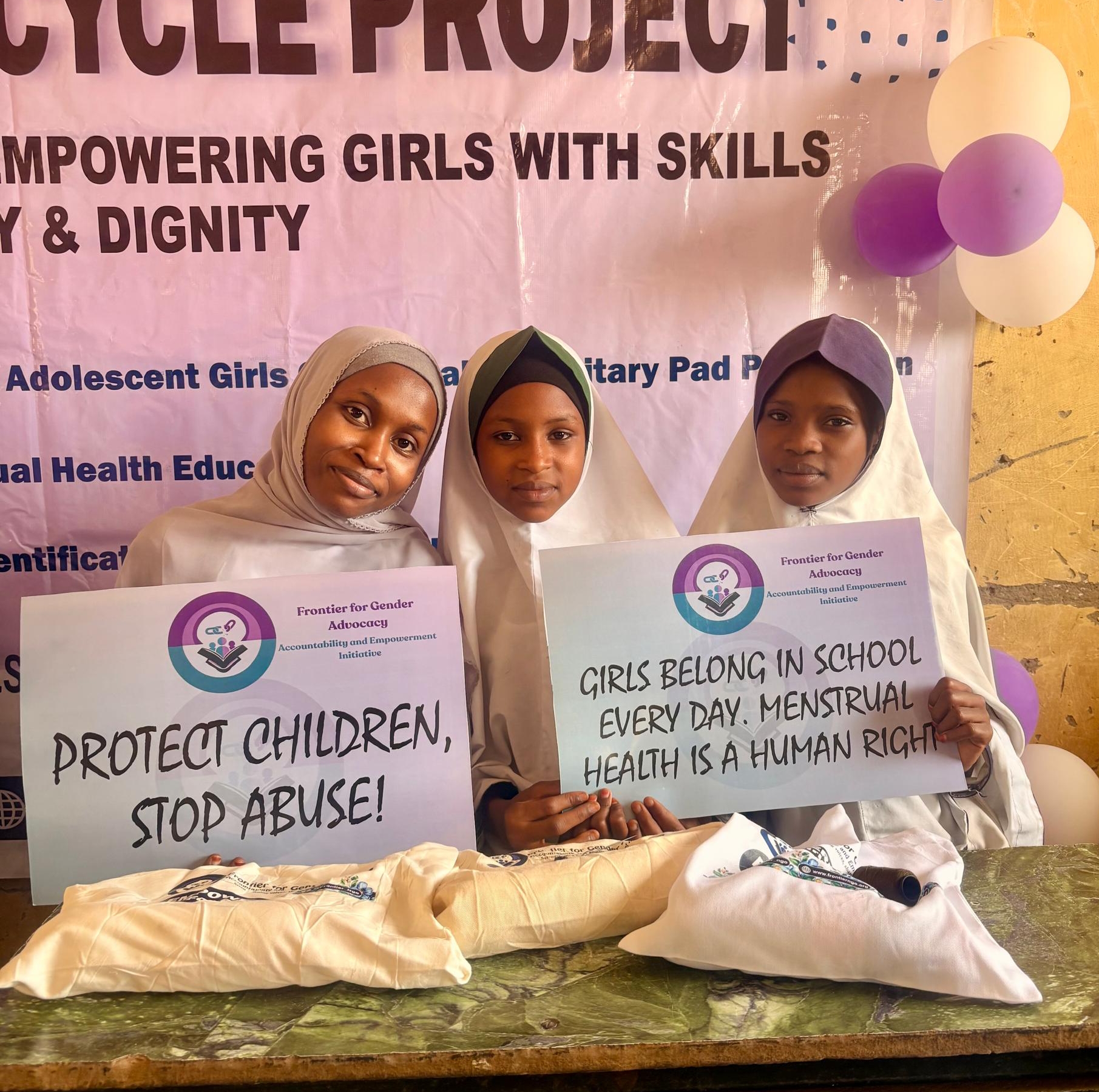 NGO Empowers Girls with Reusable Pad Skills to Tackle Period Poverty in Kano